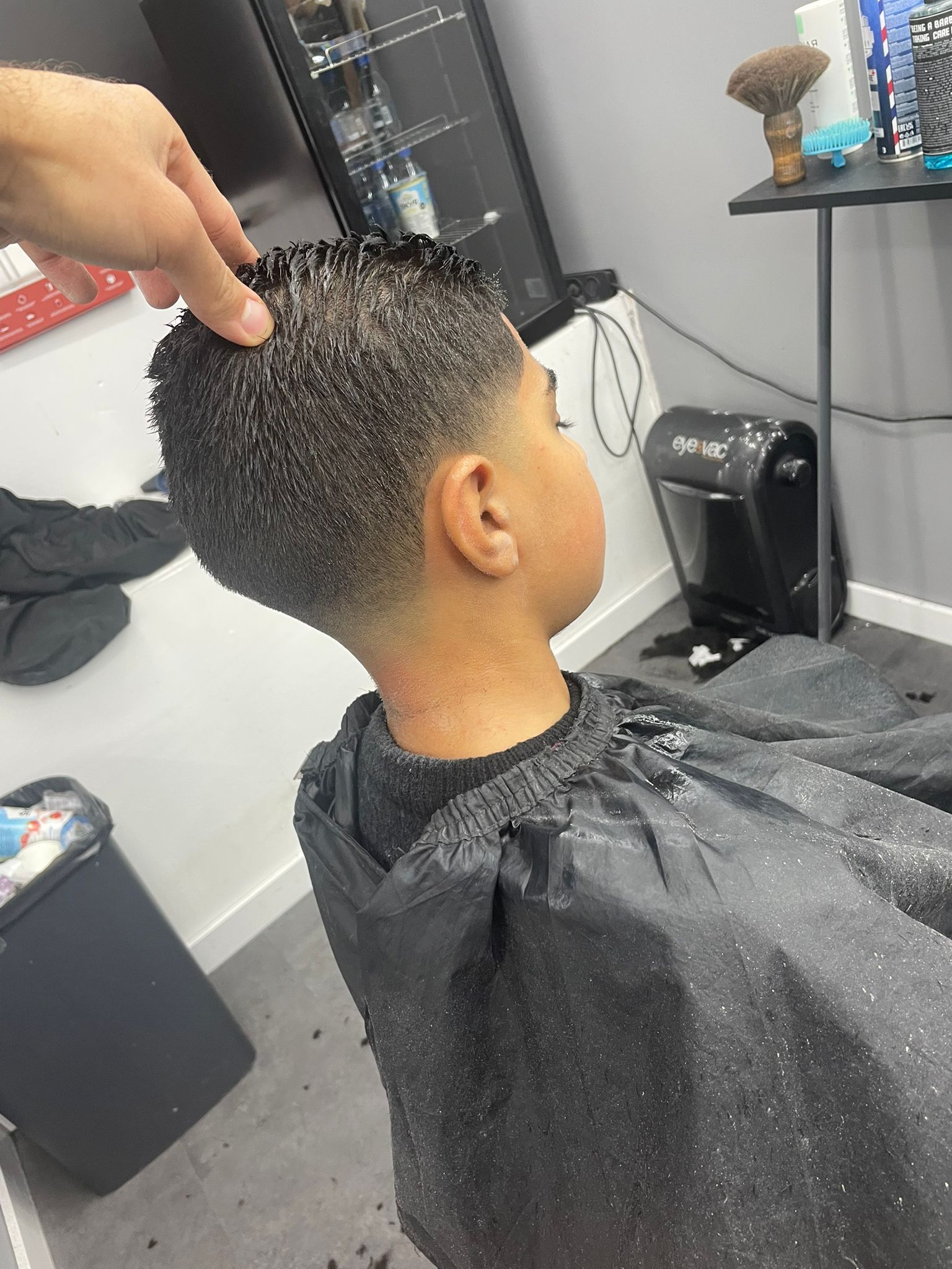 Strakke fade haircut